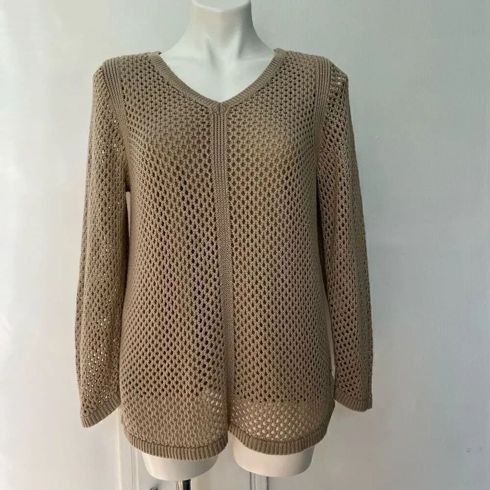 Croft & Barrow Open Knit Sweater - Picture 9 of 9